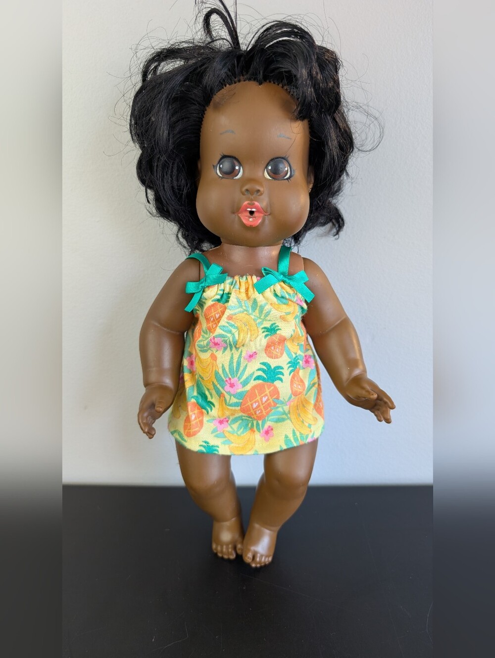 Vintage Shindana 1968 Baby Nancy Operation Bootstrap AA Black 13” Play Doll